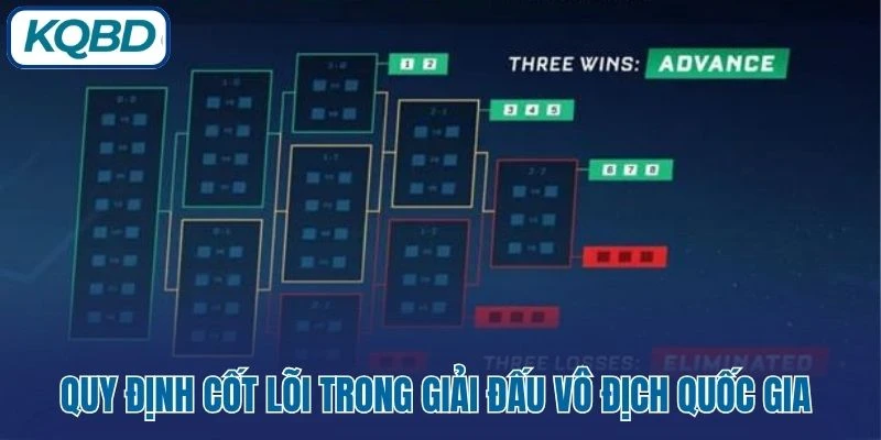 Quy định cốt lõi trong giải đấu vô địch quốc gia 